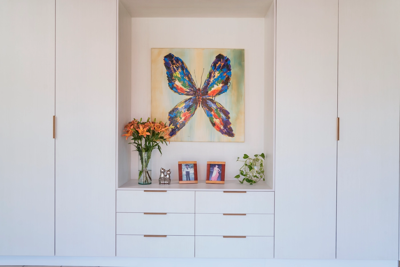 Imagen closet blanco completo